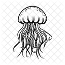 Jellyfish Sea Fish Icon