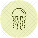 Jellyfish Ocean Marine Icon