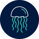 Jellyfish Ocean Marine Icon