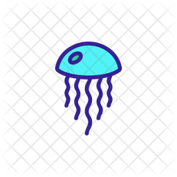 Download Free Jellyfish Colored Outline Icon Available In Svg Png Eps Ai Icon Fonts