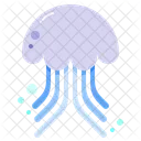 Jellyfish Animal Ocean Icon