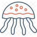 Jellyfish Animal Character Icon