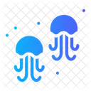 Jellyfish Sea Creature Marine Mammal Icon