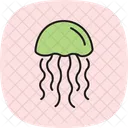 Jellyfish Ocean Marine Icon