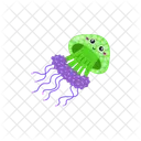 Jellyfish Cute Water Icon