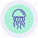 Jellyfish Ocean Marine Icon