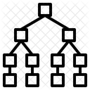 Merkle Arboles Diagrama Icono
