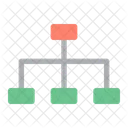 Jerarquia De Trabajo Jerarquia Diagrama De Flujo Icono