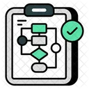 Mapa Del Sitio Web Diagrama De Flujo Diagrama De Flujo Icono