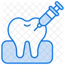 Jeringa para dientes  Icono