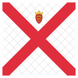 Jersey Flag Icon - Download in Flat Style