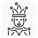 Jester Clown Circus Joker Icon