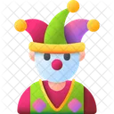 Jester Clown Joker Icon
