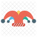 Jester Professional Joker Bells Cap Icon
