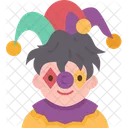 Jester Clown Circus Icône