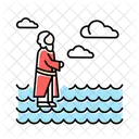 Jesus Walking On Water Icon