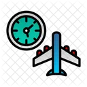 Jet Lag Plane Icon