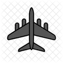 Jet Fighter Aircraft Military Icon