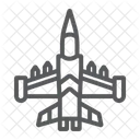 Jet Fighter Army Icon
