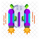 Jet Pack Rocket Fly Icon