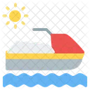 Boot Jetski Wasserfahrzeug Symbol