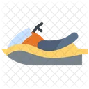 Jet Ski Wave Summer Icon