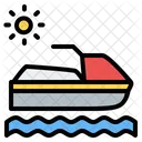 Boat Sea Summer Icon