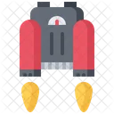 Jetpack Fire Technology Icon