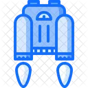 Jetpack Fire Science Icon