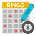 Jeu de bingo  Icône