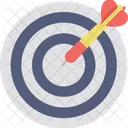 Cible Bullseye Jeu De Flechettes Icon