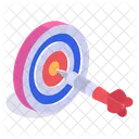 Jeu De Flechettes Bullseye Cible Icon