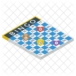 Jeu de société de bingo  Icône