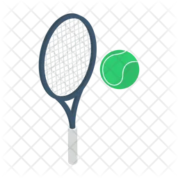 Jeu de tennis  Icône