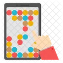 Jouer A Un Jeu Mobile Un Jeu Android Un Jeu Pour Telephone Icône