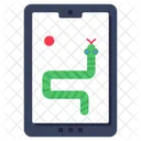 Jeu De Serpent Jeu Mobile Application De Jeu Icône