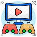 Jeu Video Jeu En Ligne Jeu Numerique Icône