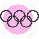 Jeux Olympiques Olympiques Anneaux Icône