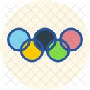 Jeux Olympiques Olympiques Anneaux Icône