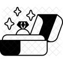 Jewel Ring Box Love Valentine Icon