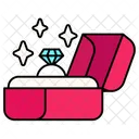 Jewel Ring Box Love Valentine Icon