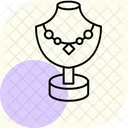 Jewellery Exhibition Minimal Outline Icon