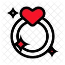 Jewelry Heart Engagement Icon