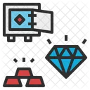 Valuables Diamond Gold Icon
