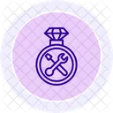Jewelry Repair Line Icon Icon