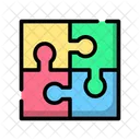 Jigsaw Puzzle Teamwork Icon