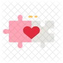 Jigsaw Love Romance Icon