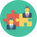 Teamwork Jigsaw Puzzle Icon