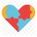 Jigsaw Puzzles Love Icon