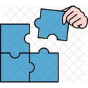 Jigsaw Team Successful Icon
